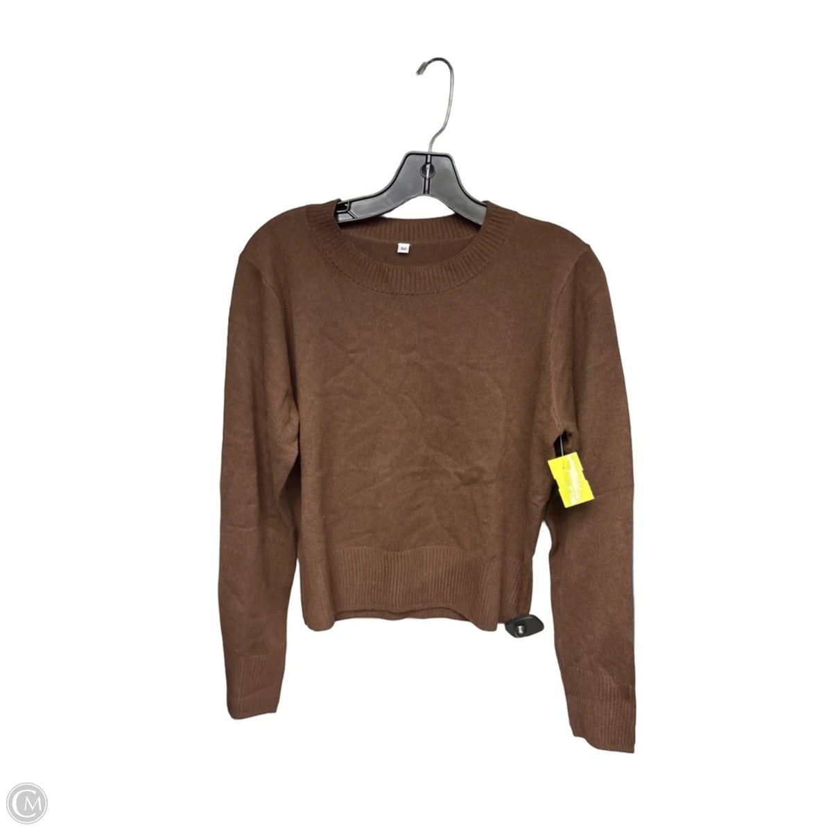 Sweater By Clothes Mentor In Brown, Size: M