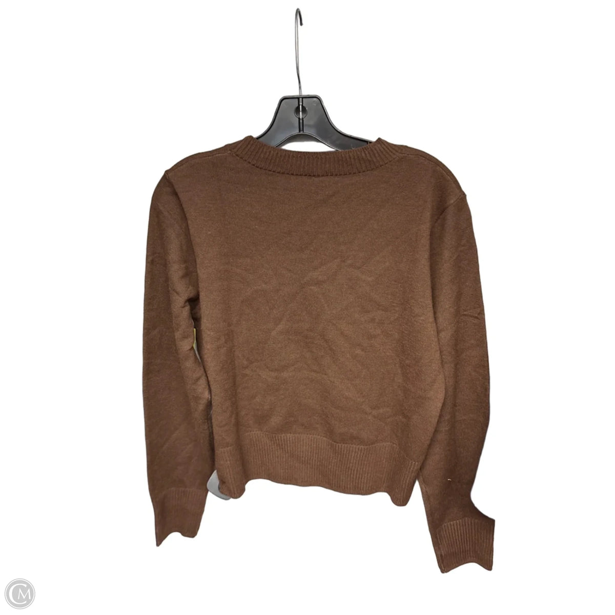 Sweater By Clothes Mentor In Brown, Size: M