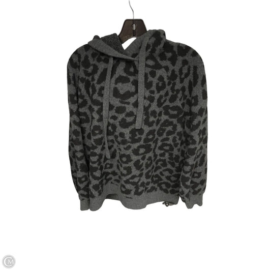 Sweatshirt Hoodie By Loft In Animal Print, Size: L