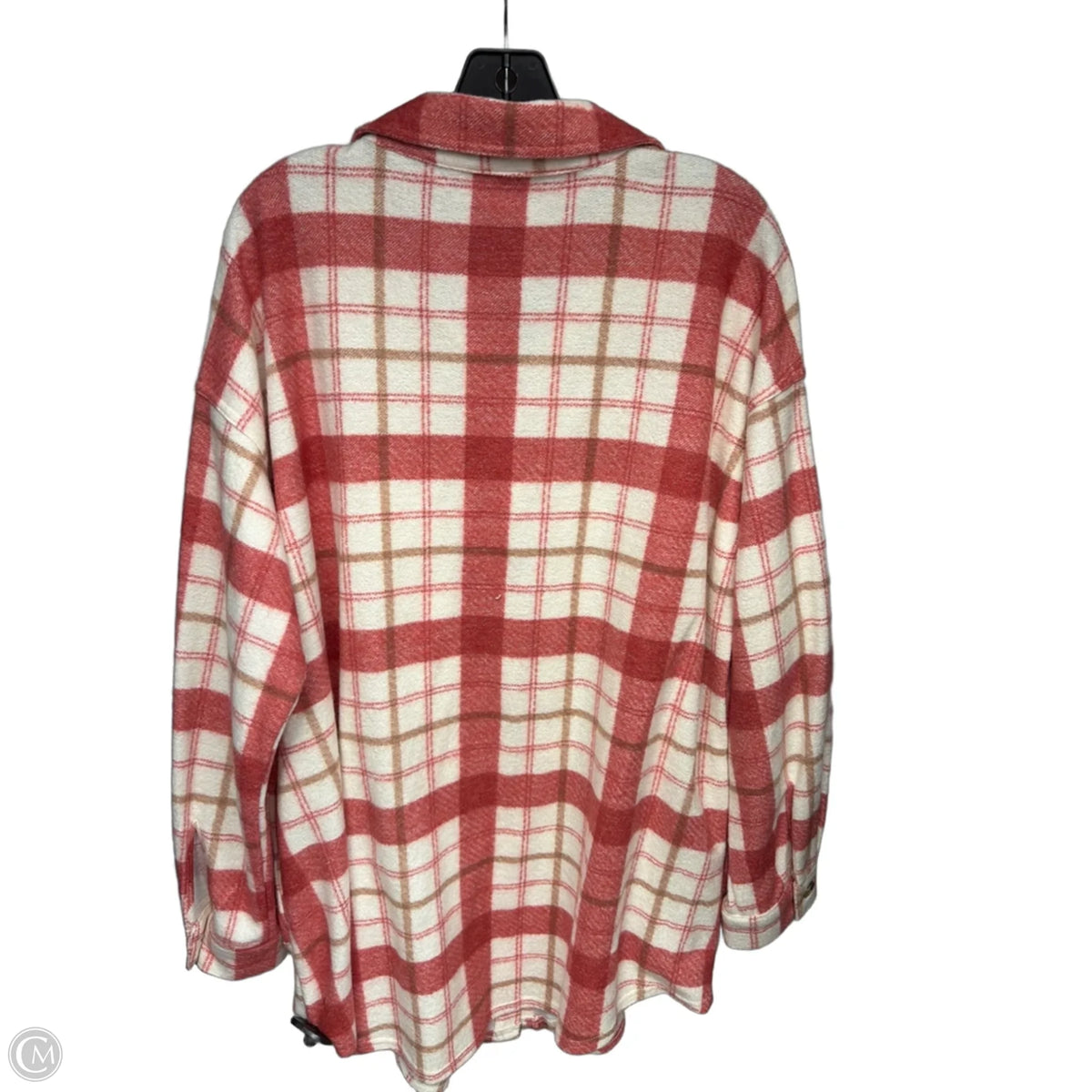 Jacket Shirt By Maurices In Plaid Pattern, Size: Xl