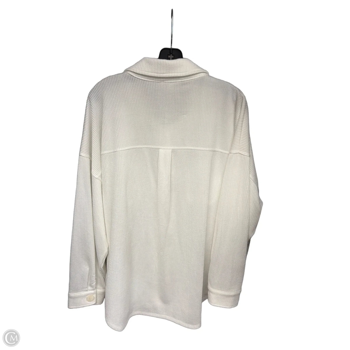 Jacket Shirt By Maurices In White, Size: Xl