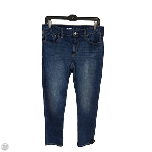Jeans Boyfriend By Old Navy In Blue Denim, Size: 4