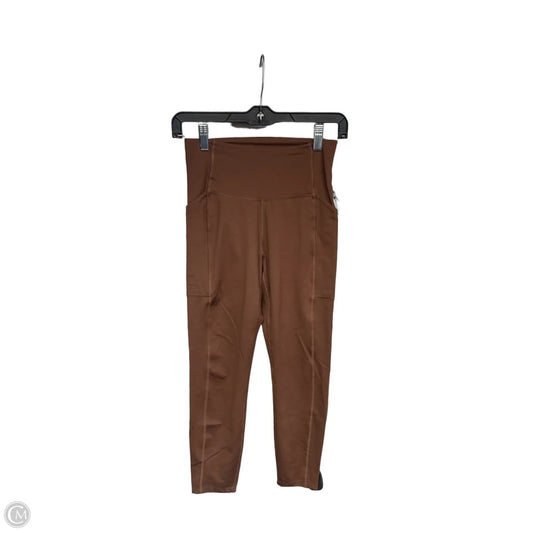 Athletic Leggings By Girlfriend Collective In Brown, Size: S