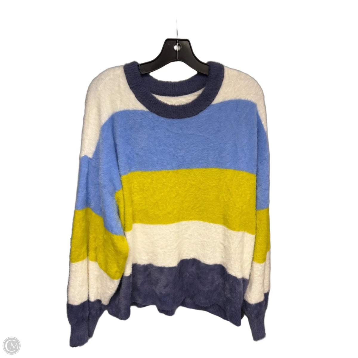Sweater By Aerie In Blue & Yellow, Size: M