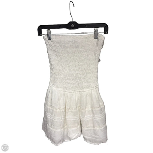 Dress Casual Short By Abercrombie And Fitch In White, Size: Xs