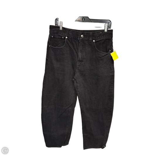 Jeans Wide Leg By Madewell In Black, Size: 10