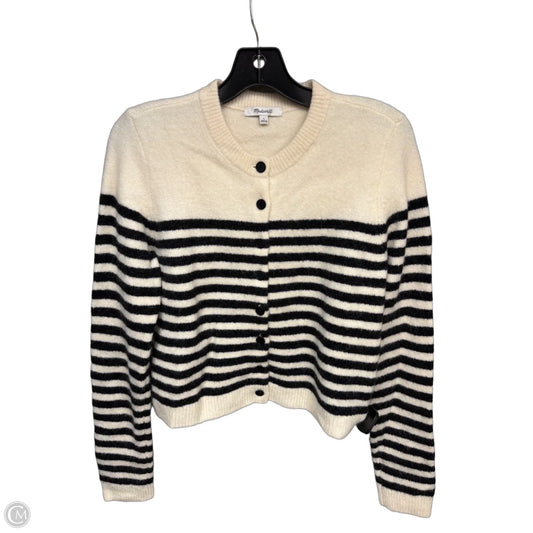 Cardigan By Madewell In Black & Cream, Size: L
