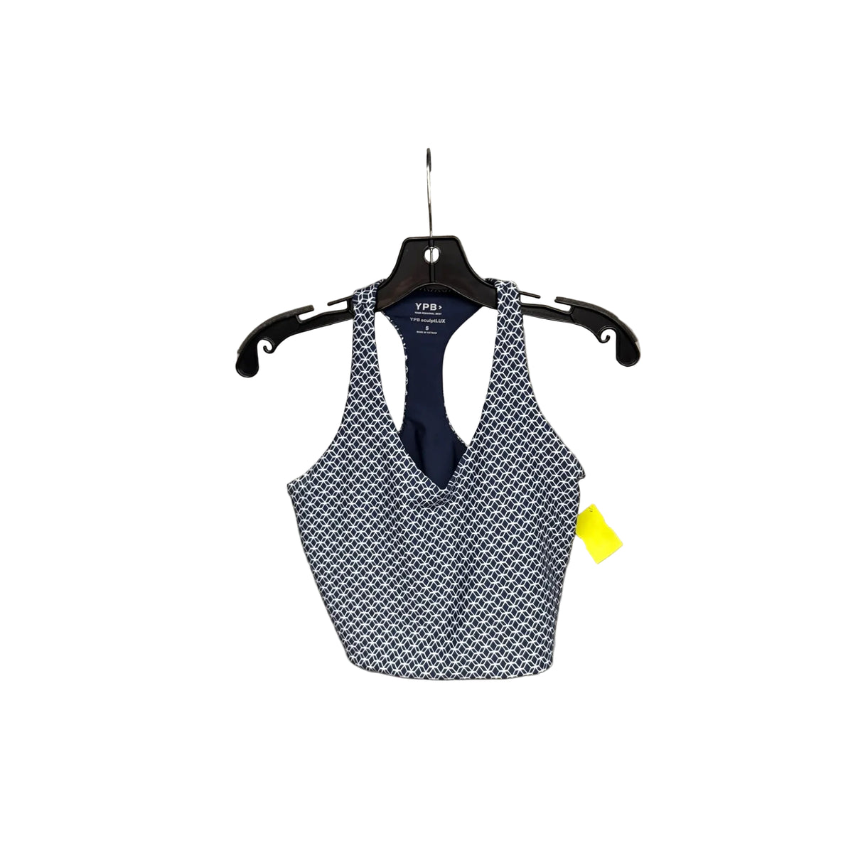 Athletic Bra By Ypb In Blue & White, Size: S