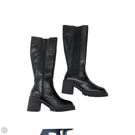 Boots Knee Heels By Coach And Four In Black, Size: 8