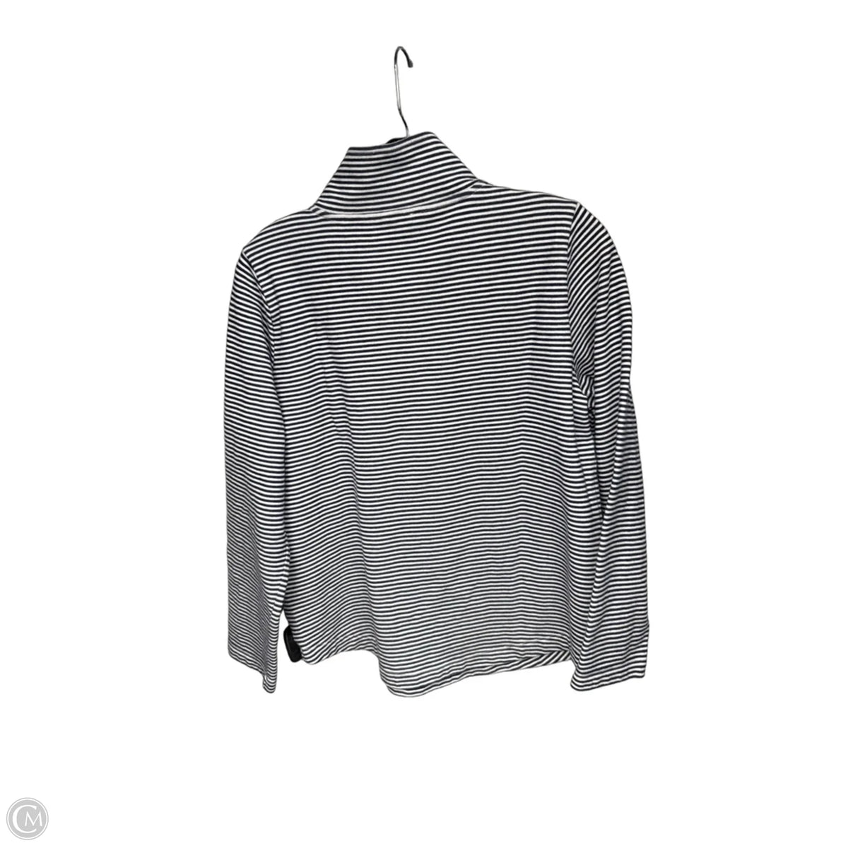 Sweatshirt Collar By J. Crew In Blue & White, Size: M