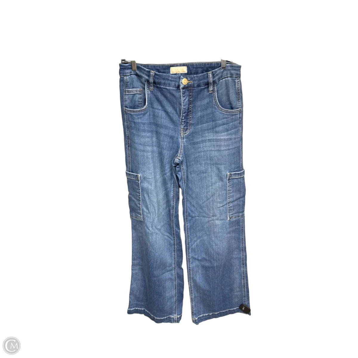Jeans Wide Leg By Kut In Blue Denim, Size: 8