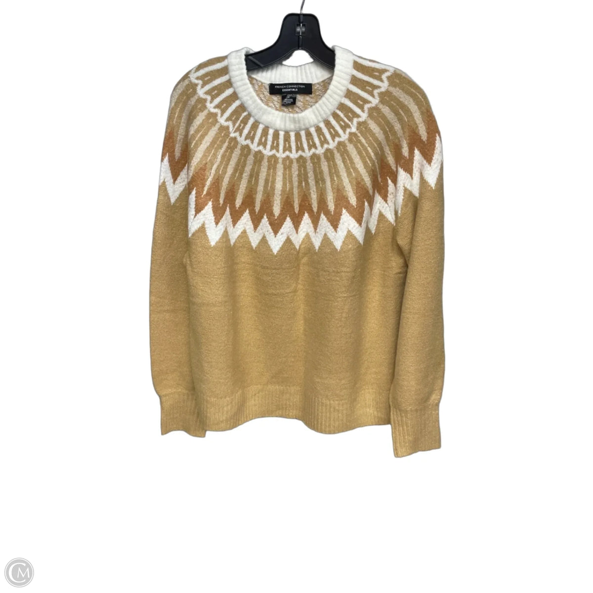 Sweater By French Connection In Tan, Size: L