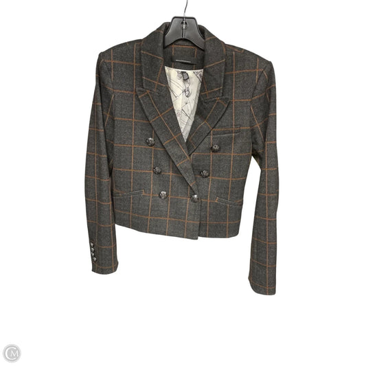 Blazer By White House Black Market In Grey & Tan, Size: 6