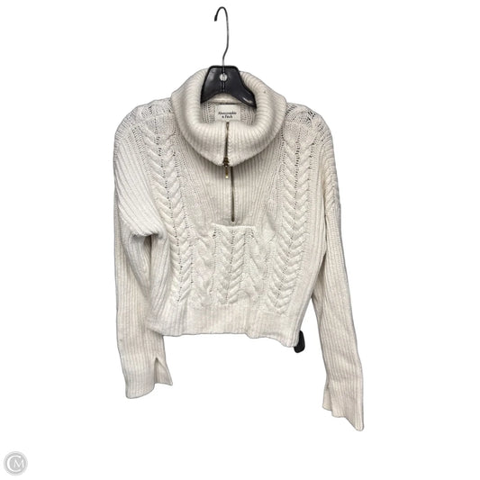 Sweater By Abercrombie And Fitch In Cream, Size: Xs