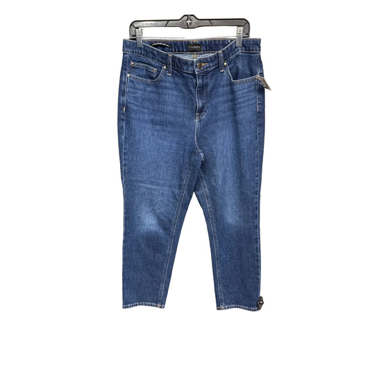 Jeans Straight By Talbots In Blue Denim, Size: 10