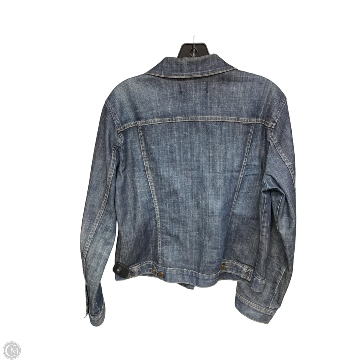 Jacket Denim By Gap In Blue Denim, Size: L