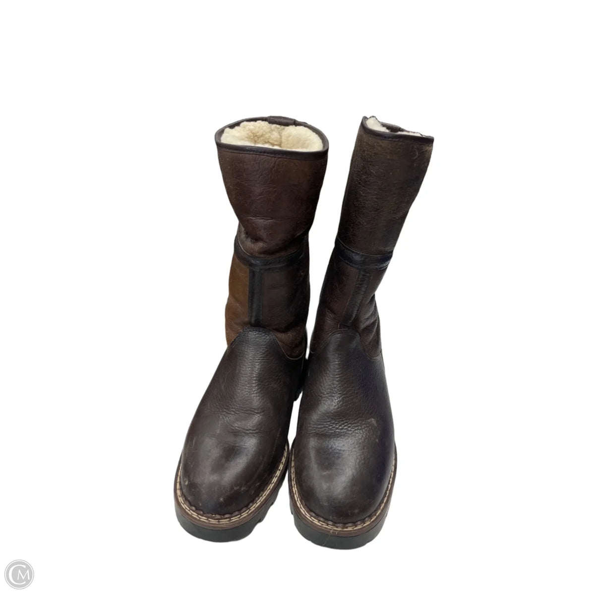 Boots Mid-calf Flats By Blondo In Brown, Size: 8