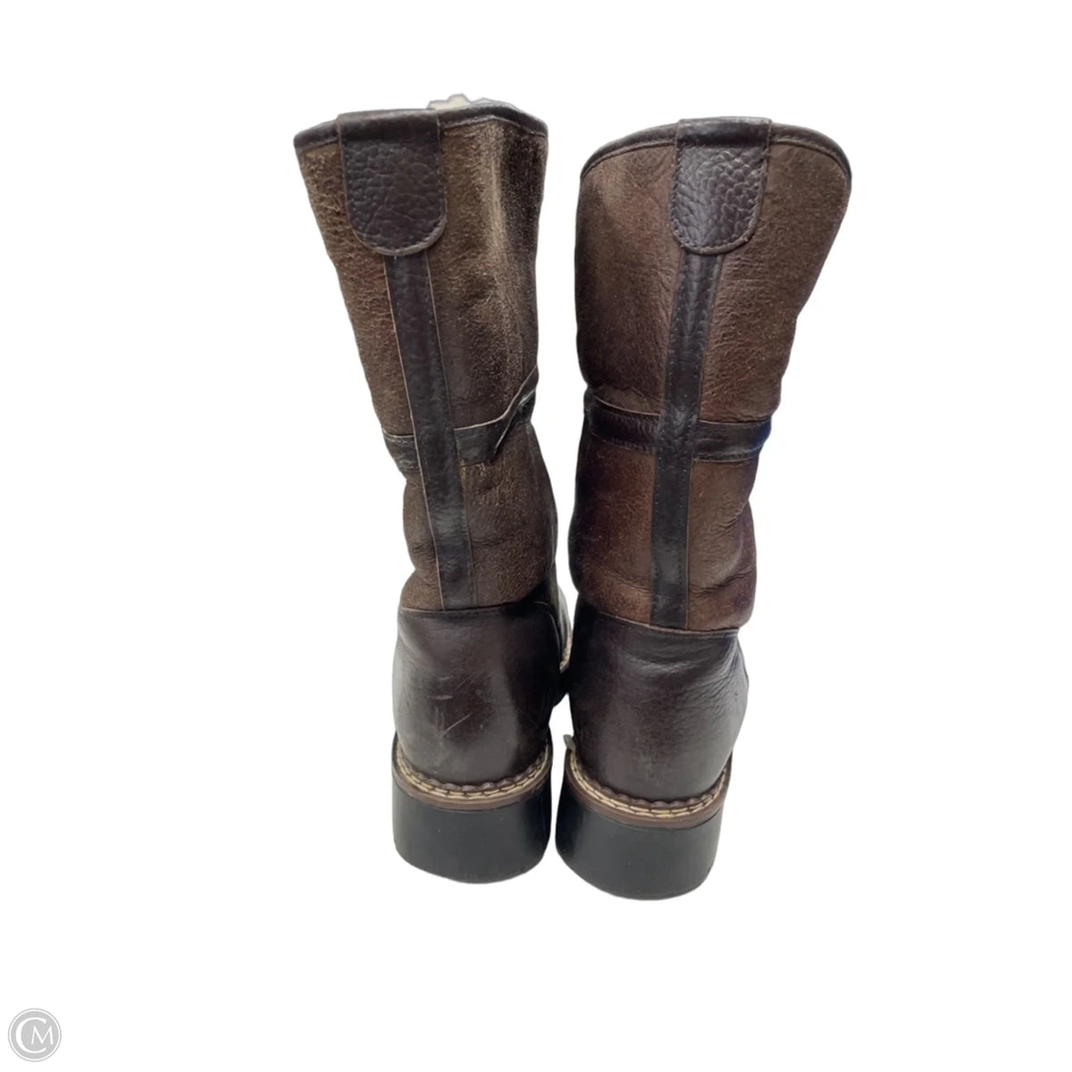 Boots Mid-calf Flats By Blondo In Brown, Size: 8