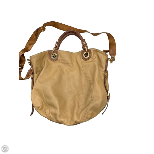 Handbag Leather By Clothes Mentor, Size: Medium