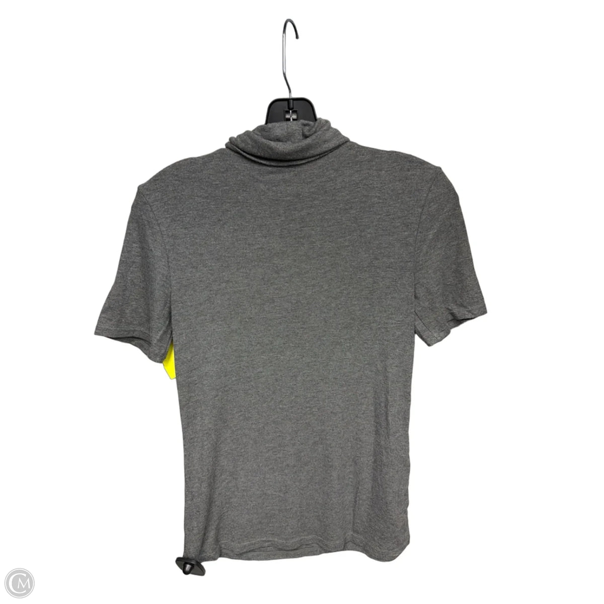 Top Short Sleeve By Theory In Grey, Size: S