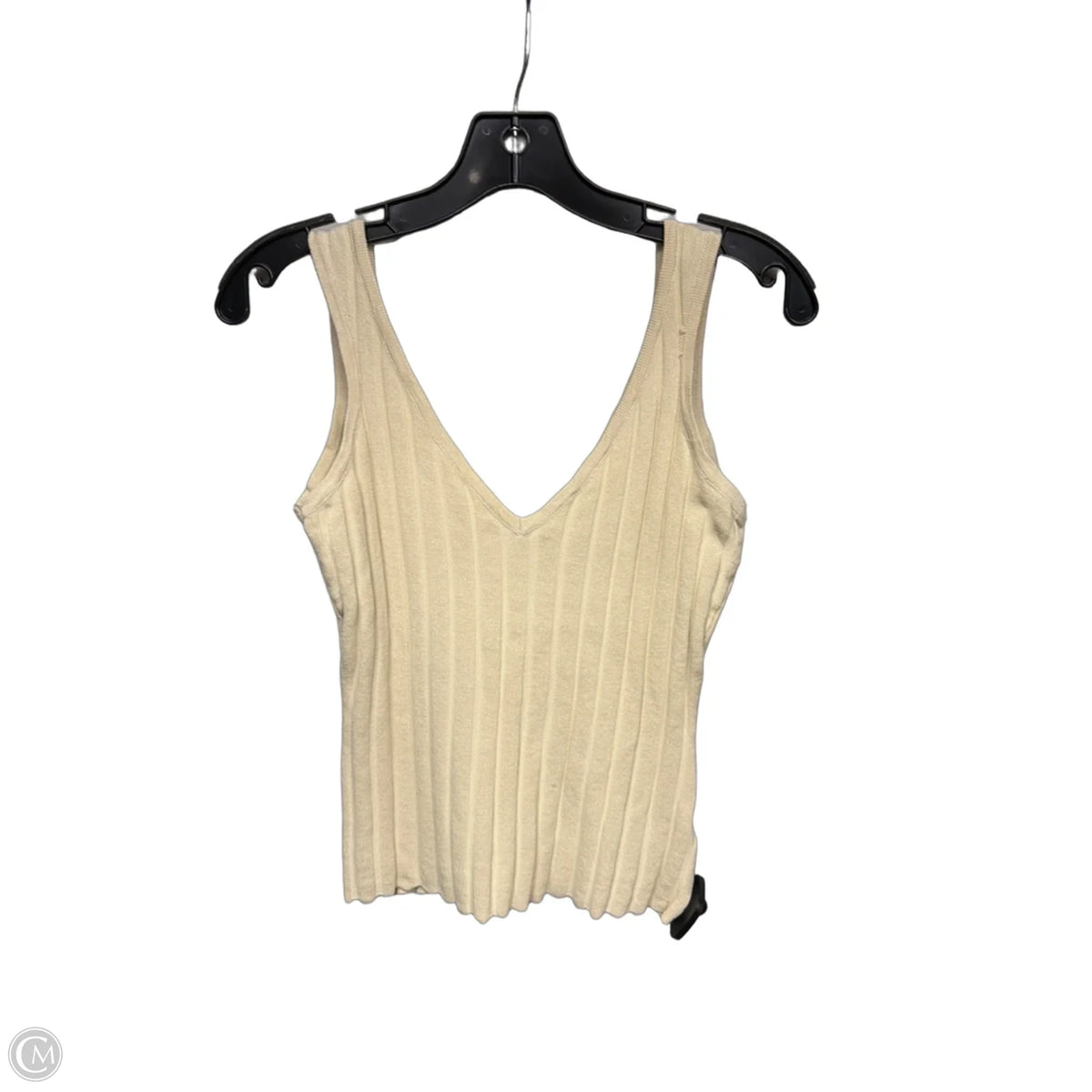 Top Sleeveless By Crescent In Beige, Size: S