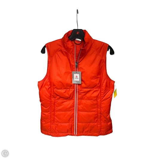 Vest Puffer & Quilted By Clothes Mentor In Orange, Size: S