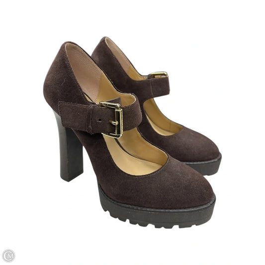 Shoes Heels Block By Michael By Michael Kors In Brown, Size: 6