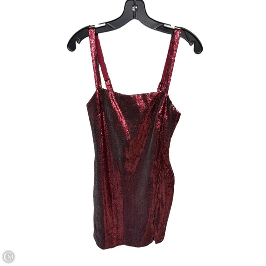 Dress Party Short By Showpo In Red, Size: 2