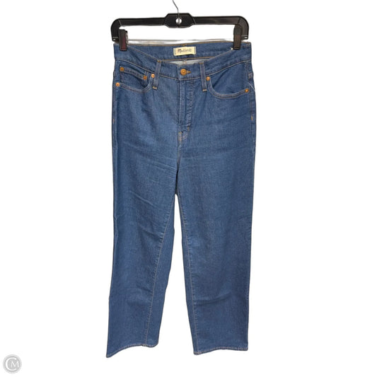 Jeans Wide Leg By Madewell In Blue Denim, Size: 2