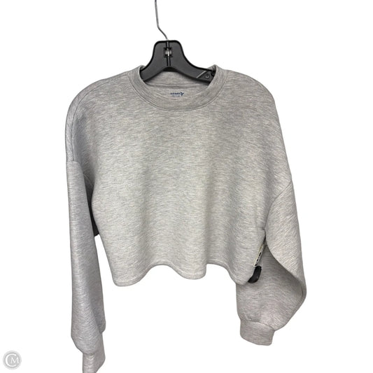 Athletic Sweatshirt Crewneck By Old Navy In Grey, Size: S