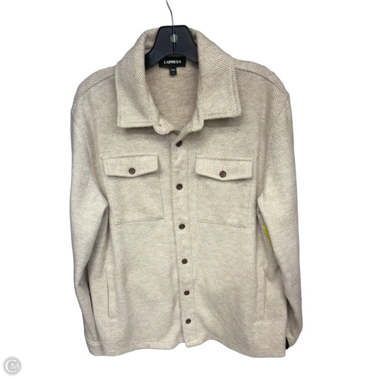 Jacket Other By Express In Beige, Size: M