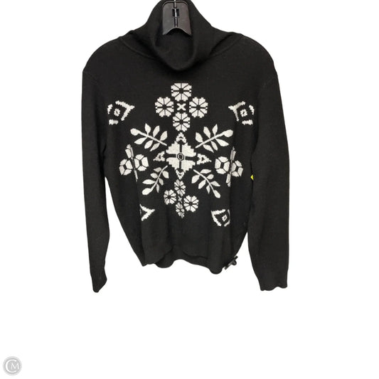 Sweater By Philosophy In Black & White, Size: L