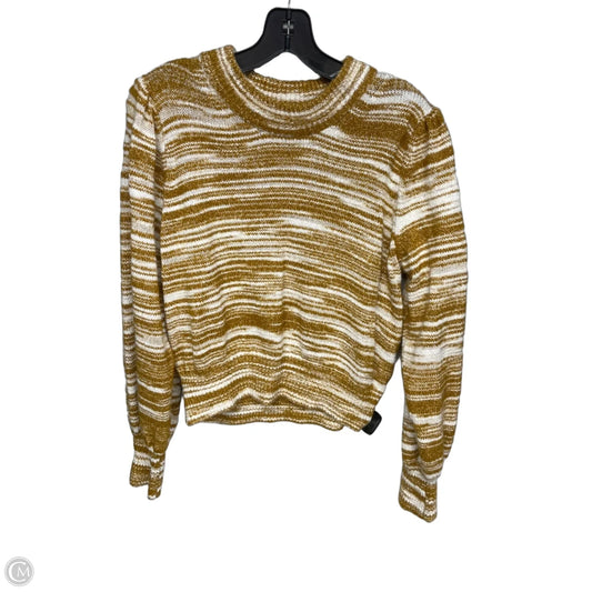 Sweater By French Connection In White & Yellow, Size: Xl
