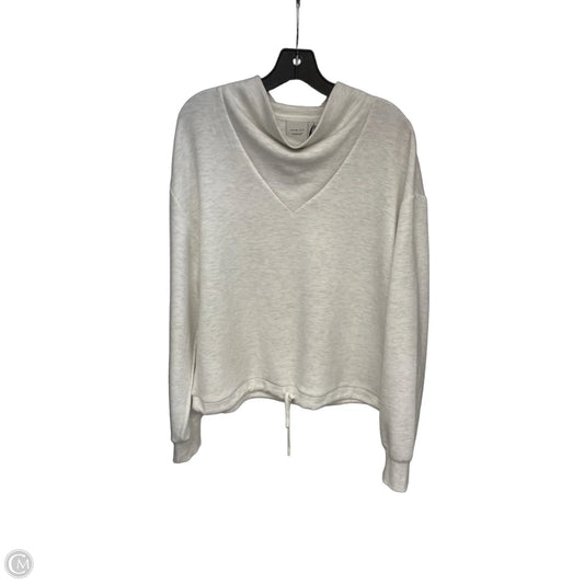 Sweatshirt Collar By Varley In Cream, Size: M