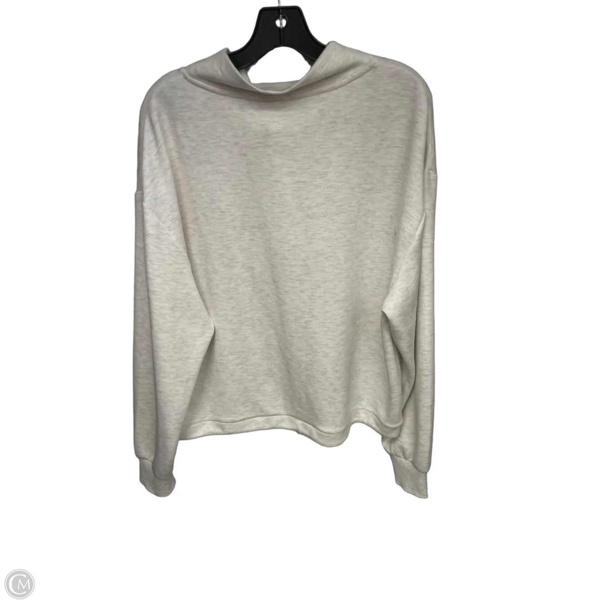 Sweatshirt Collar By Varley In Cream, Size: M