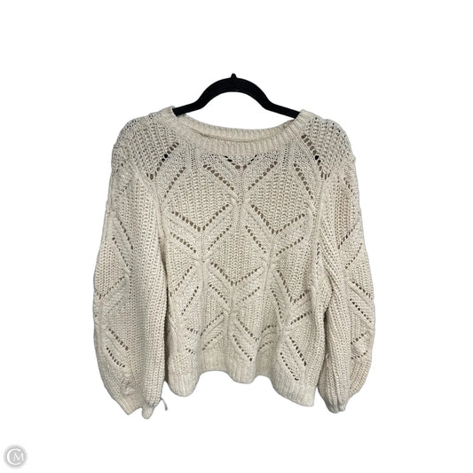 Sweater By Maurices In Cream, Size: M