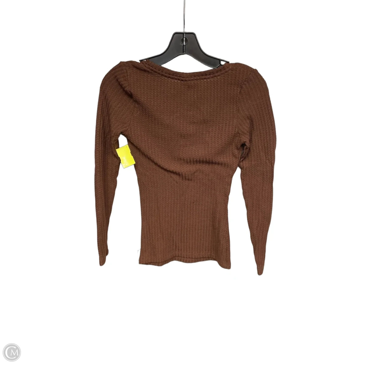Top Long Sleeve By Shein In Brown, Size: S