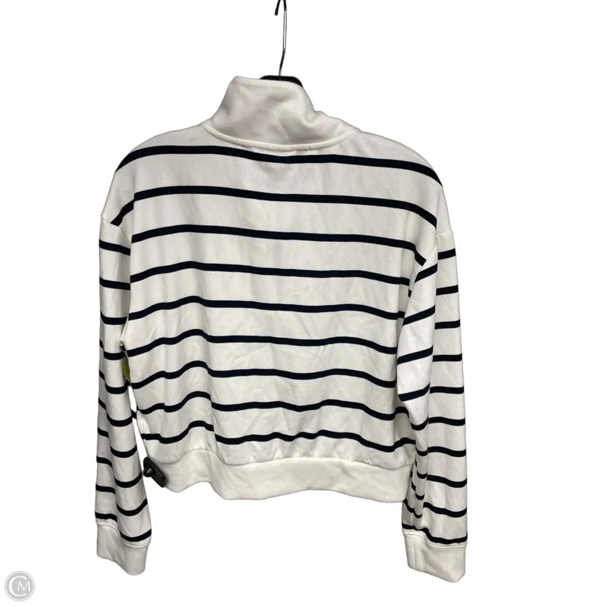 Sweatshirt Collar By Danskin In Black & White, Size: S