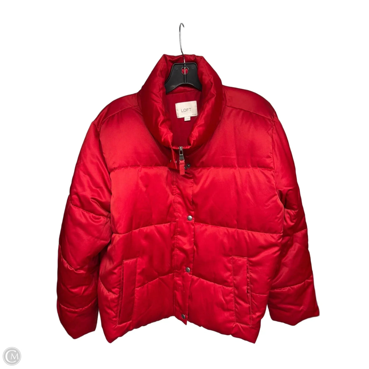 Jacket Puffer & Quilted By Loft In Red, Size: Xxl