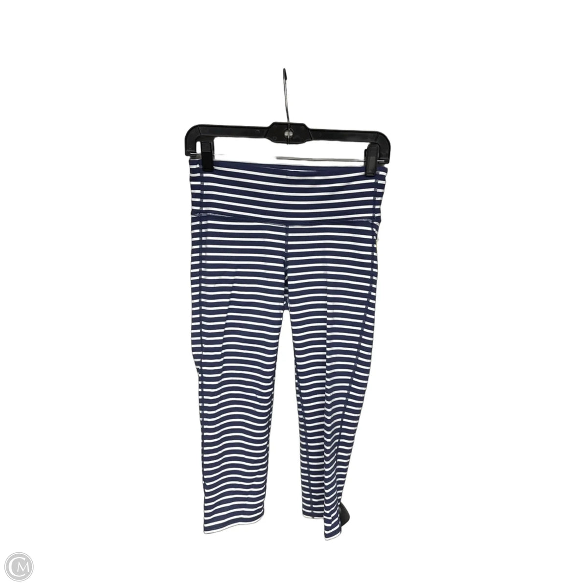 Athletic Capris By Athleta In Blue & White, Size: S