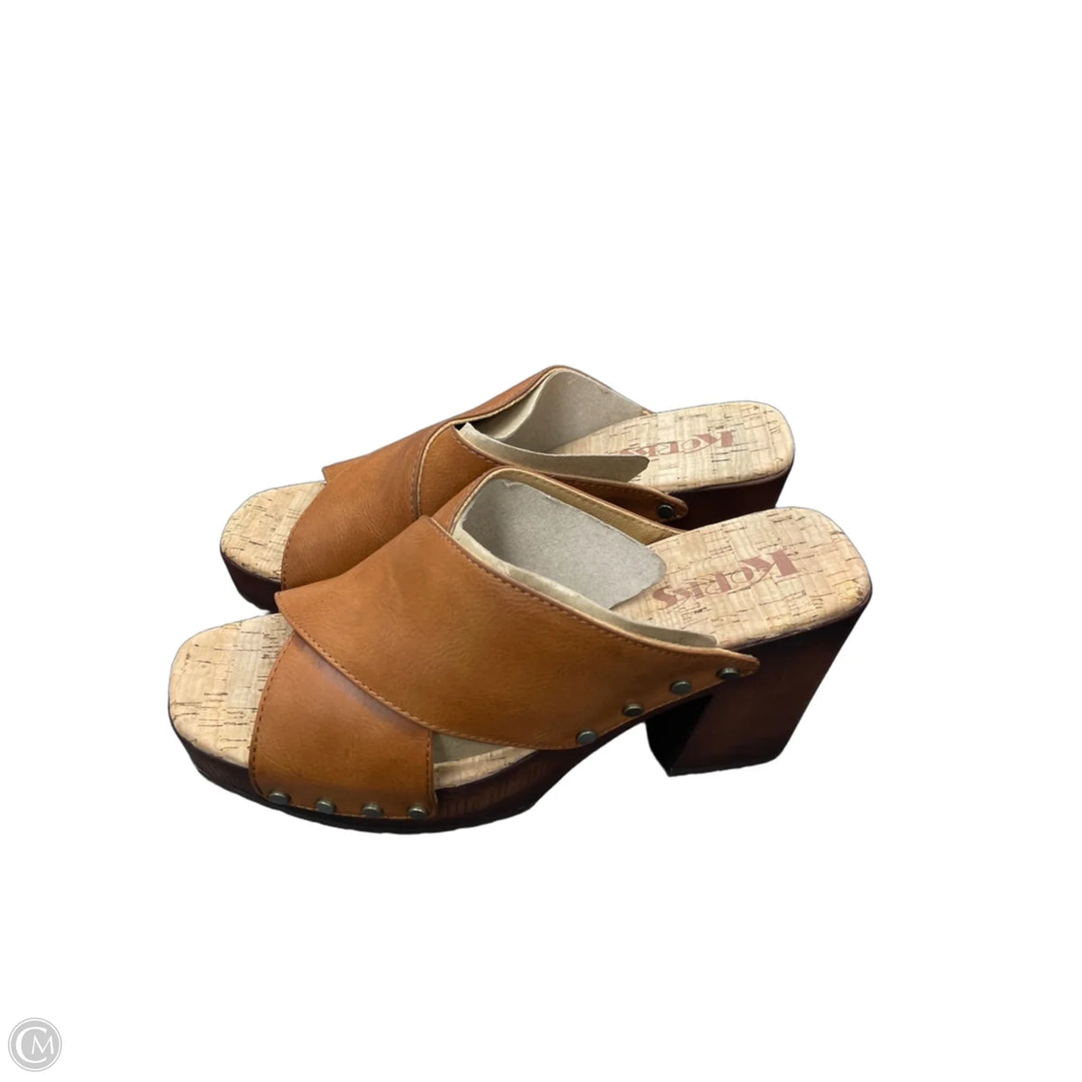 Shoes Heels Block By Kork Ease In Brown, Size: 8