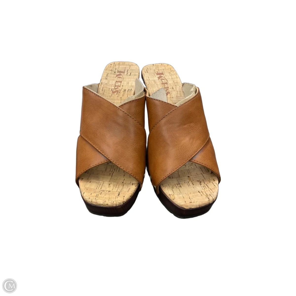 Shoes Heels Block By Kork Ease In Brown, Size: 8