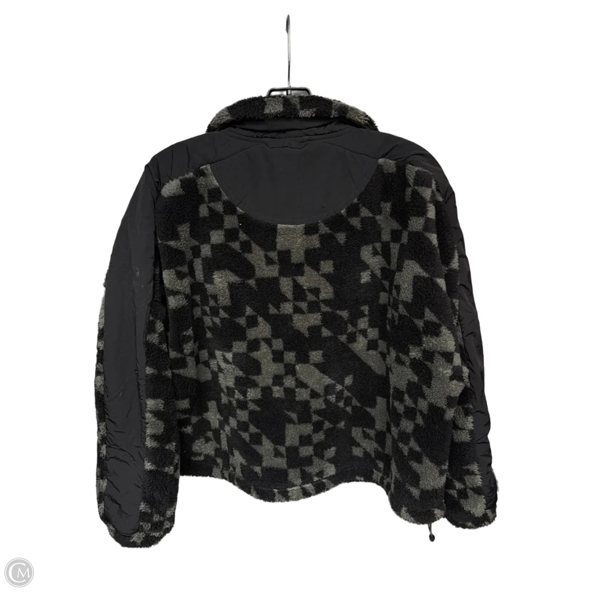 Athletic Jacket By Joy Lab In Black & Grey, Size: M