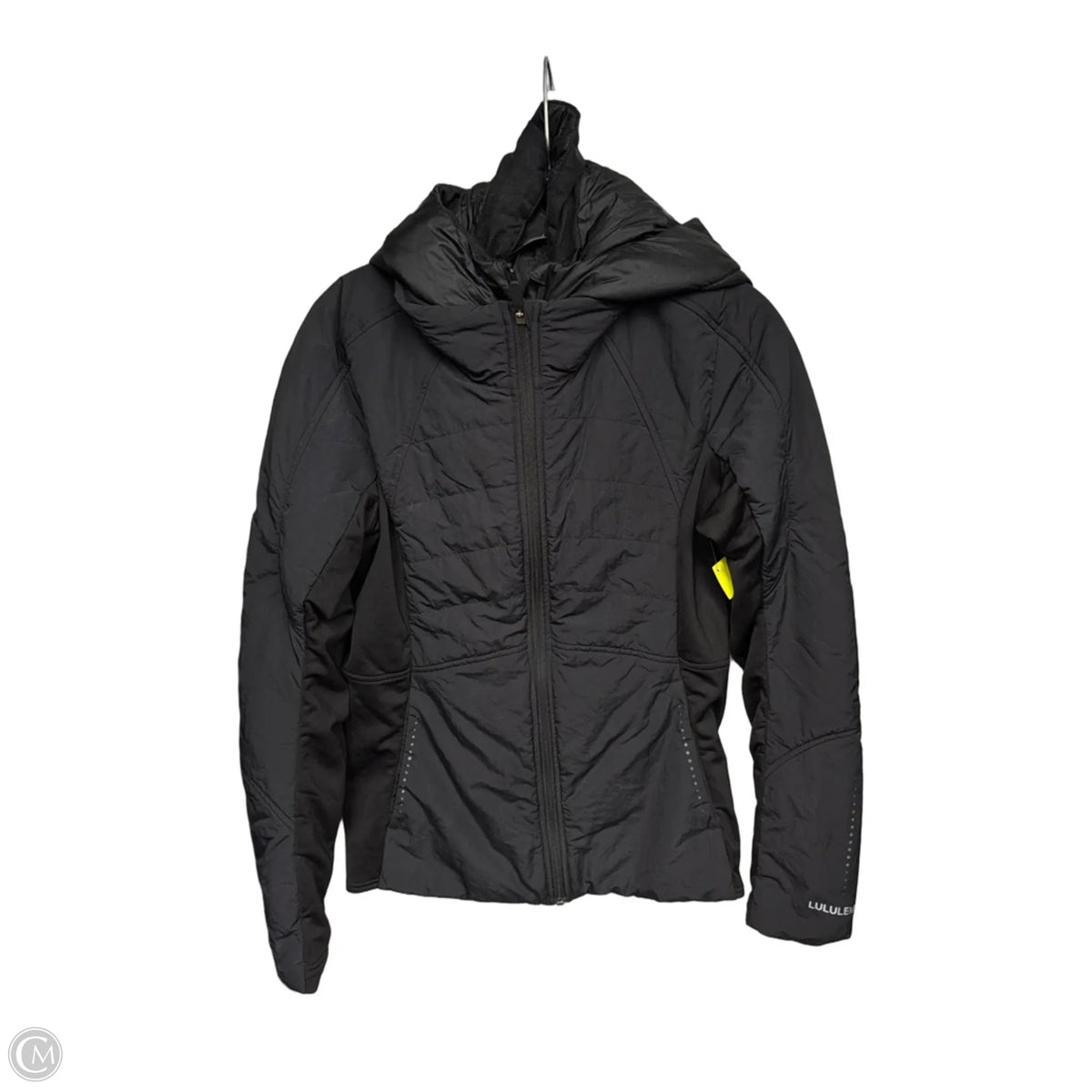 Athletic Jacket By Lululemon In Black, Size: 8
