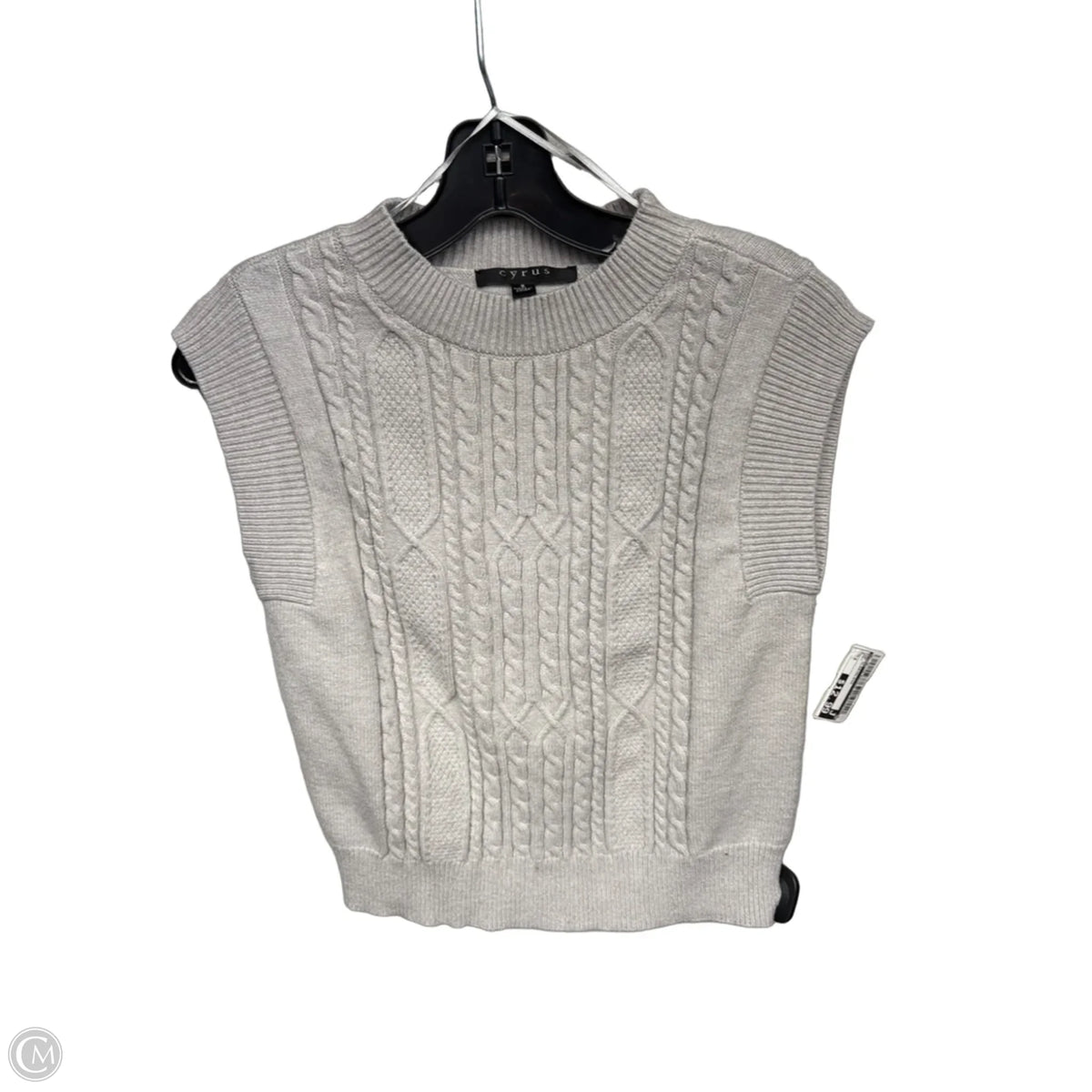 Top Sleeveless By Cyrus In Grey, Size: S