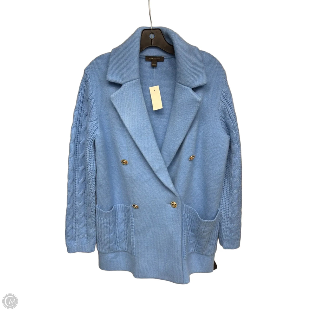Jacket Other By Ann Taylor In Blue, Size: M