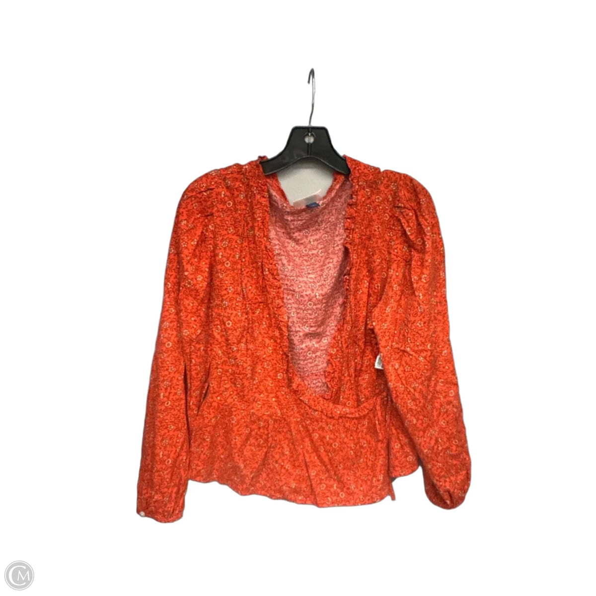 Top Long Sleeve By Universal Thread In Orange, Size: L