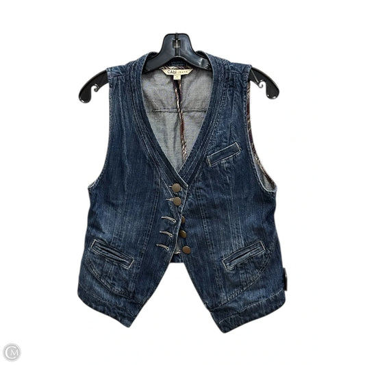 Vest Other By Cabi In Blue, Size: M