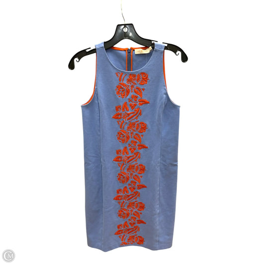 Dress Designer By Tory Burch In Blue & Orange, Size: Sp