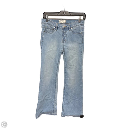 Jeans Flared By Free People In Blue Denim, Size: 2